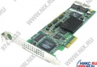 LSI 3ware 9650SE-8LPML (OEM) PCI-Ex4, 8-port SATA-II RAID 0/1/5/6/10/50/JBOD, Cache 256Mb